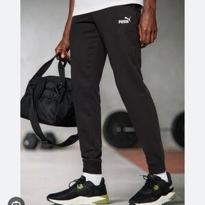 NWOT! PUMA Essentials Jogger Sweatpants Classic Black